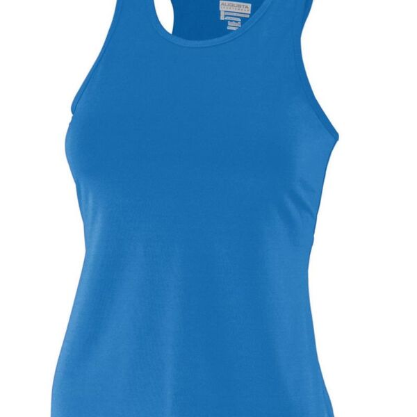 Women's Solid Racerback Tank Top Thumbnail